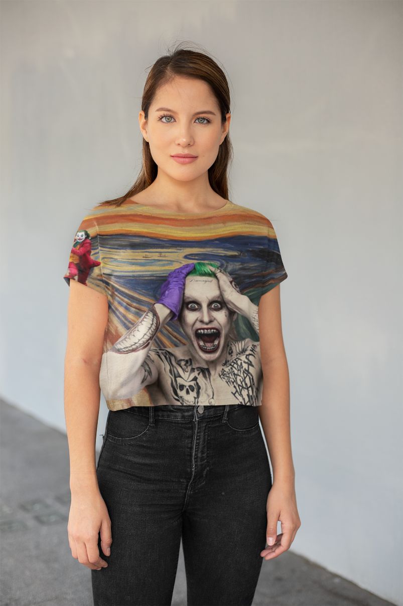 Joker All-Over Print Crop Tee