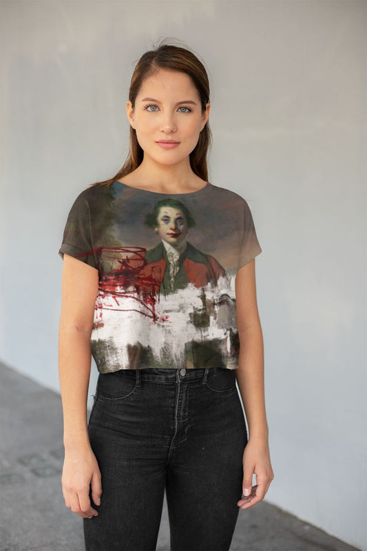 Joker (2) All-Over Print Crop Tee