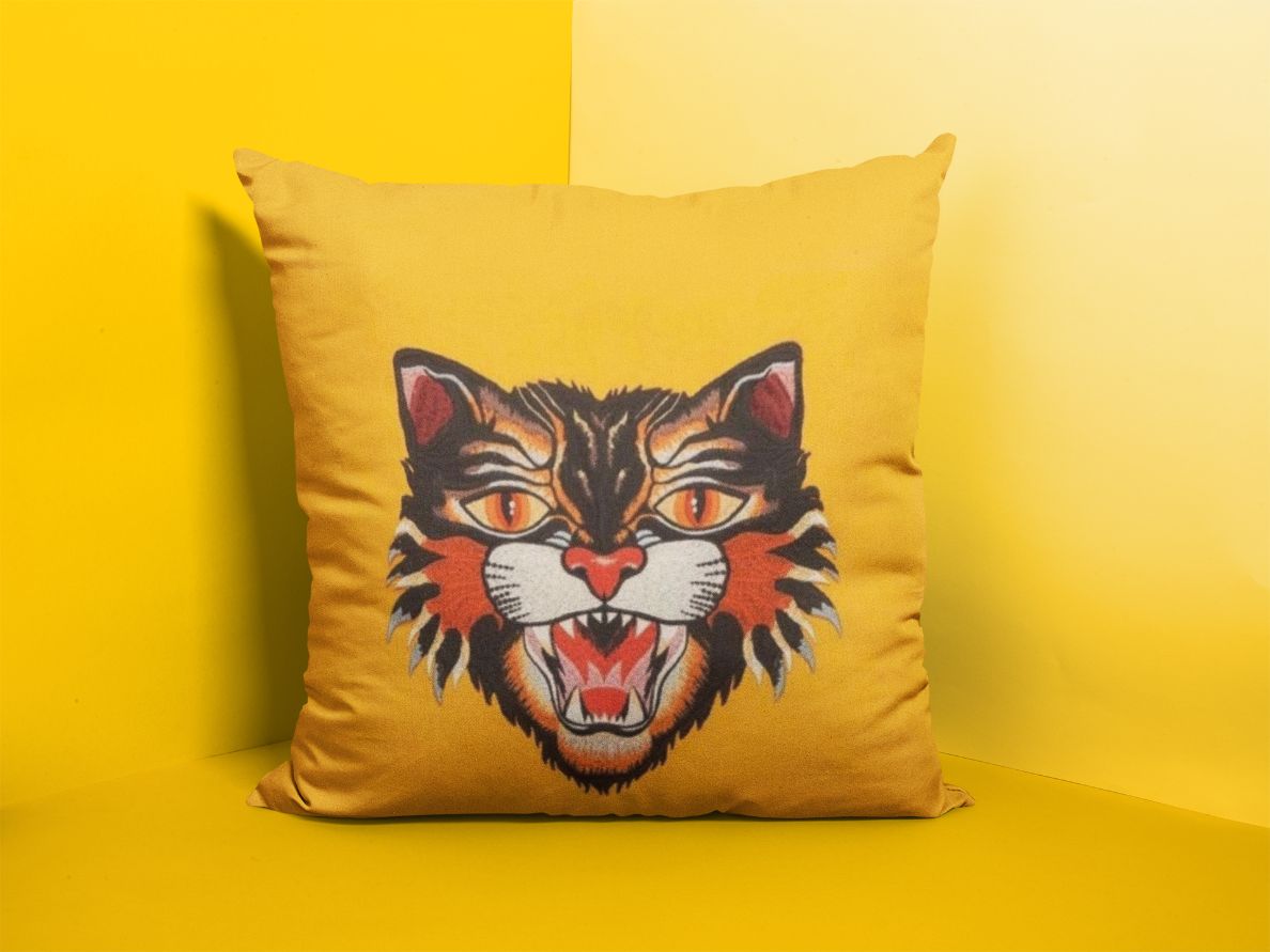 Ken Cat Cushion/Pillow