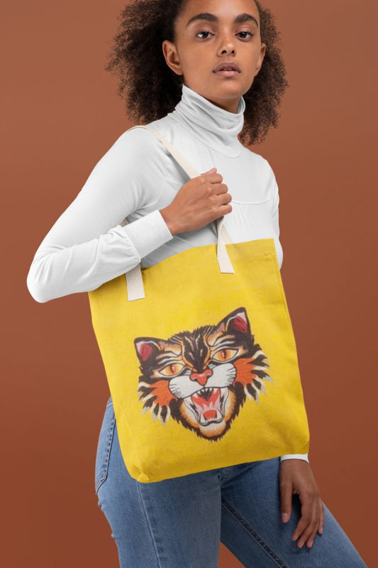 Ken Cat Tote Bag