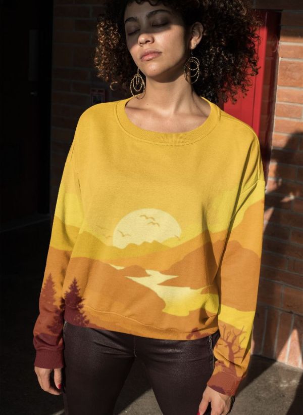 Lidocomo Sun Sublimation Sweatshirt