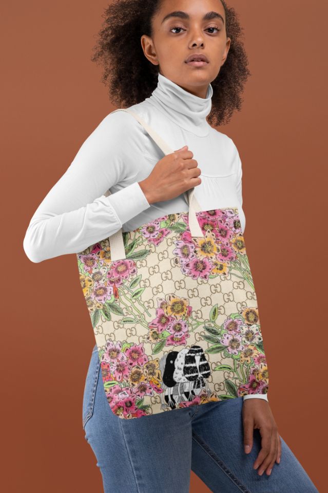 Magical Flower Deisgn Tote Bag