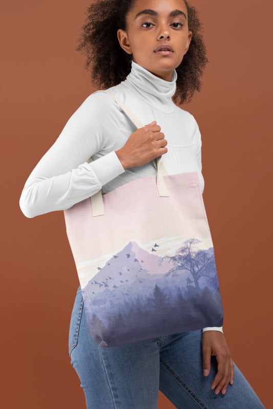 Magical Pink Sky Tote Bag