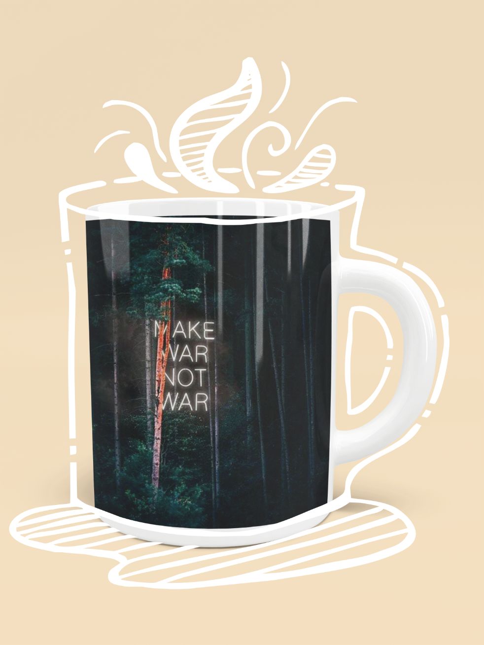 Make war not war Mug