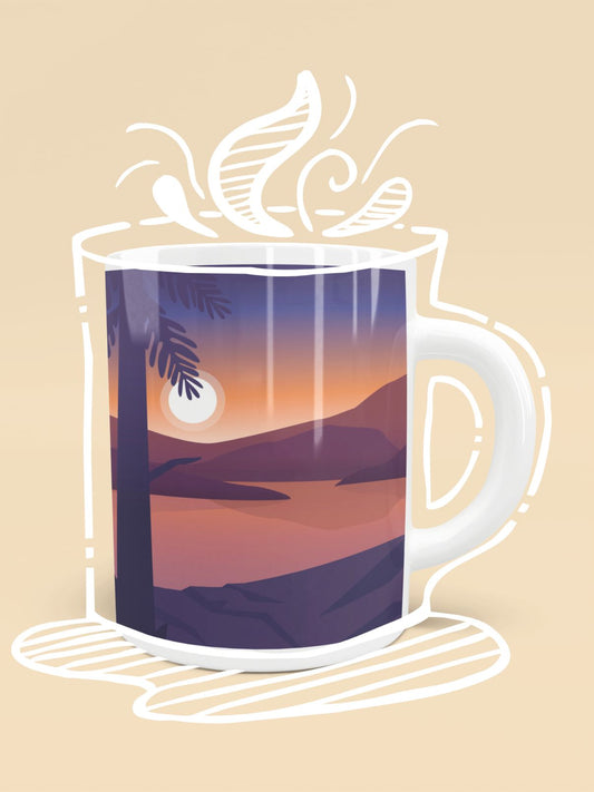 Mountain Landscape First Person Mug