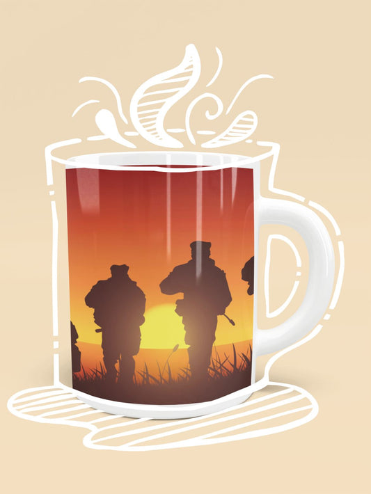 Navy Seal Training Silhouette Mug