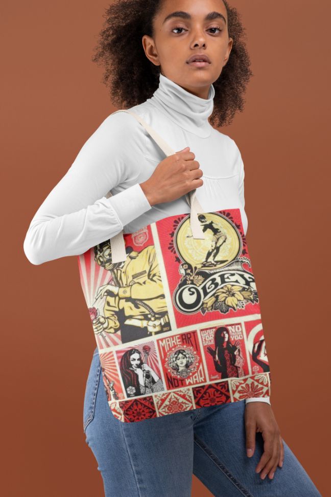 OBEY Art Tote Bag