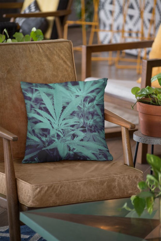 Pegged Night Weed Cushion/Pillow