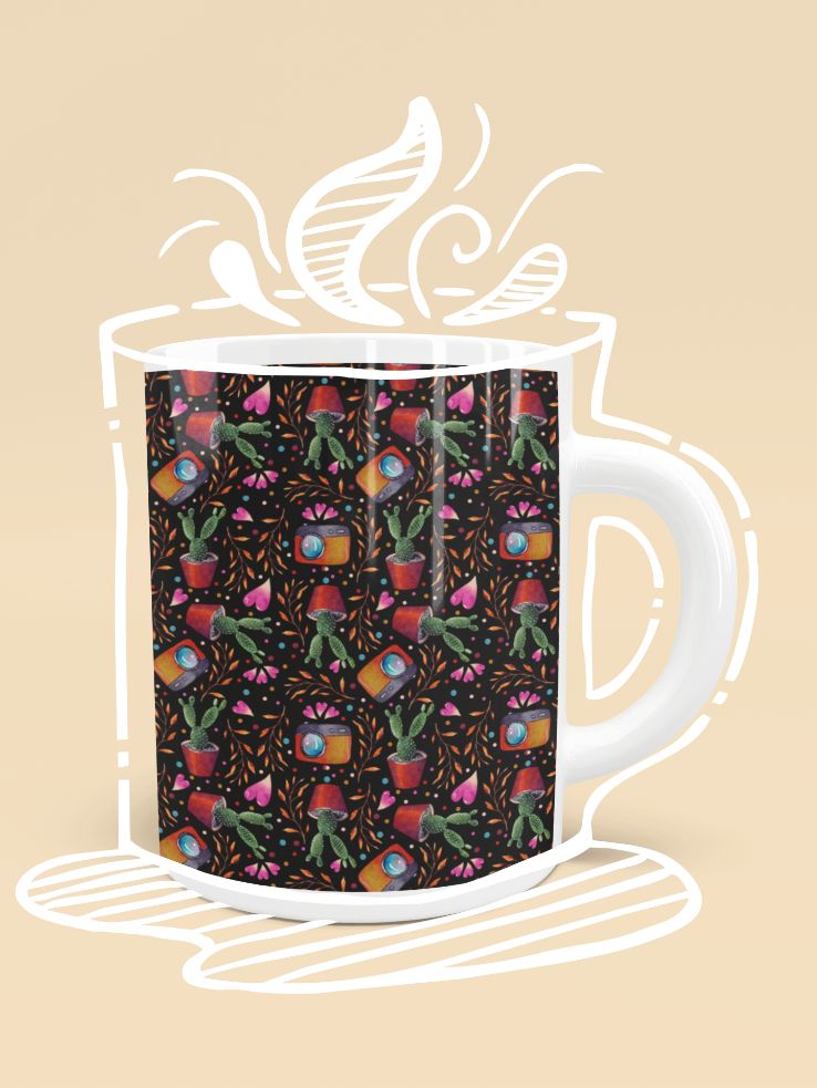 Phoography Pattern Mug