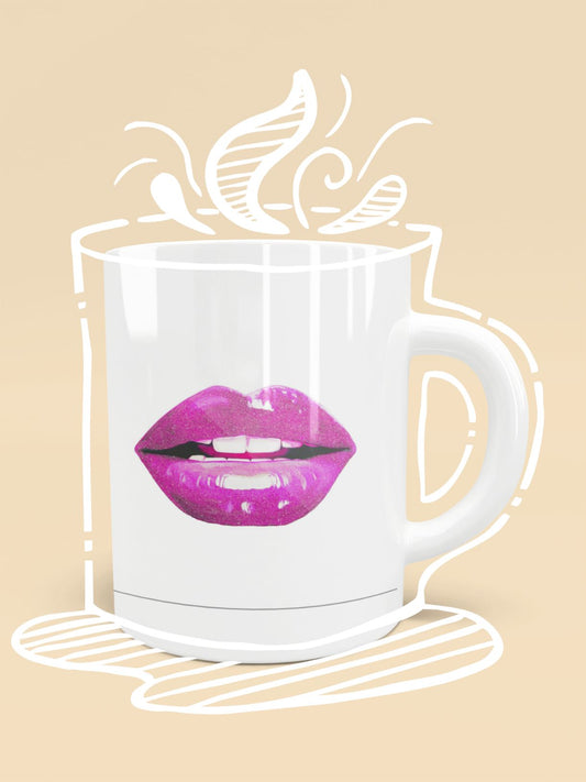 Purple Lips Mug