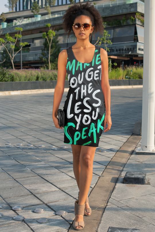 QUOTE Sublimation Cut & Sew Dress