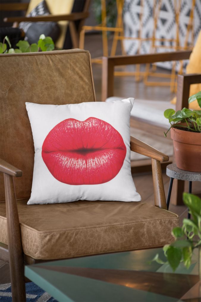 Red Lips Cushion/Pillow