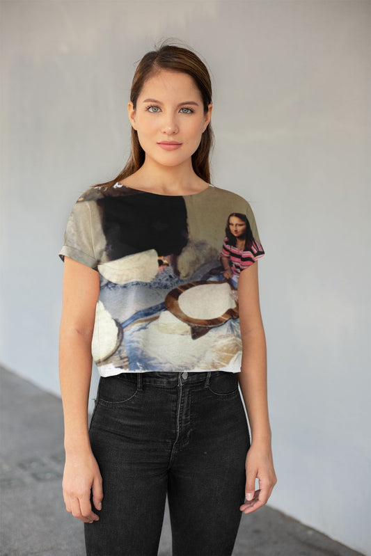 Screenshot All-Over Print Crop Tee