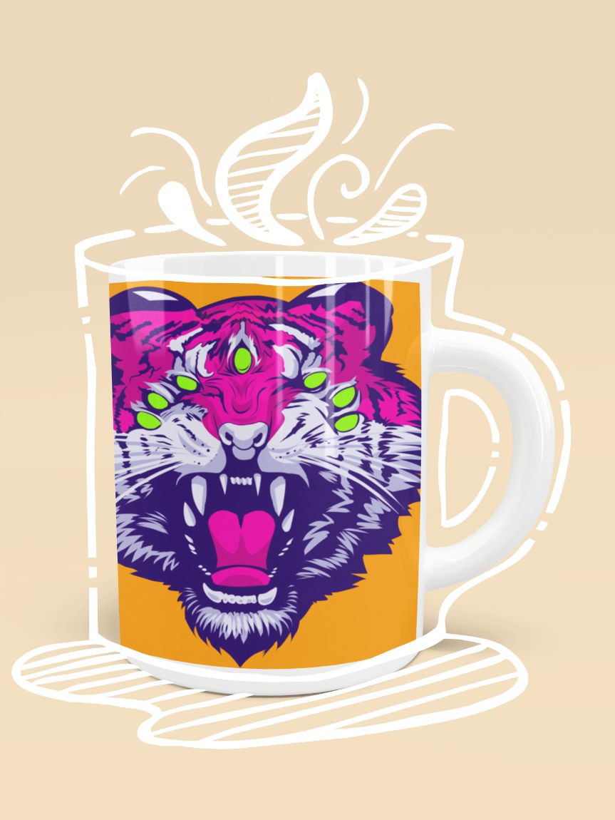 Seven Eyed Tiger Mug