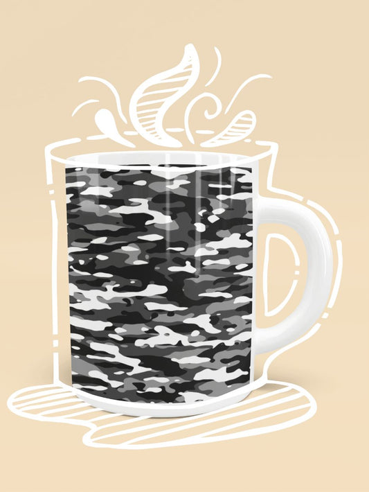 Snow Camouflage Pattern Plakat Mug