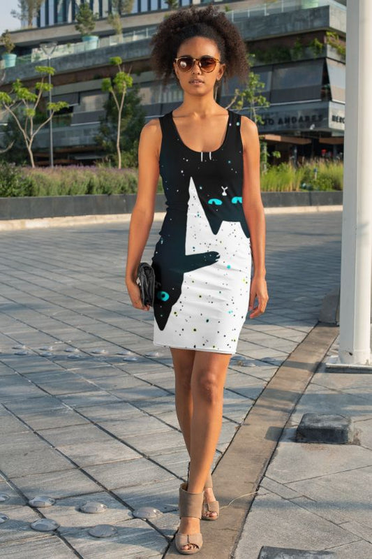 Space cat 3 Sublimation Cut & Sew Dress