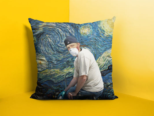 Street Art (Van Gogh) Cushion/Pillow