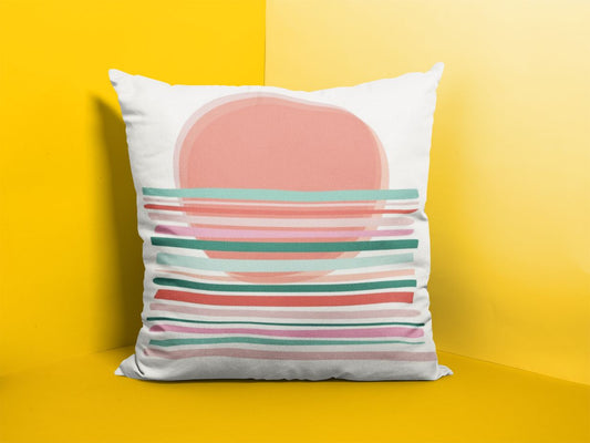 Sunset Abstract Cushion/Pillow