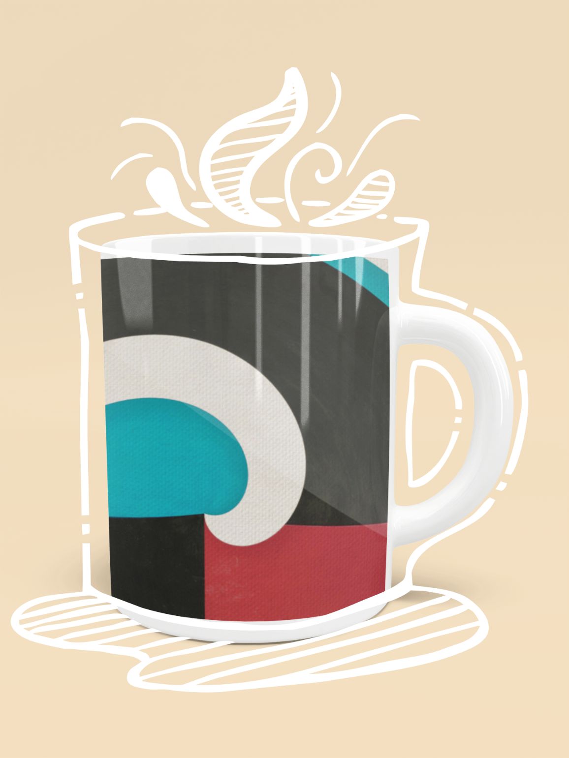 The Black Wave Mug