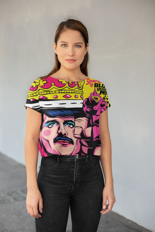 The Killer All-Over Print Crop Tee