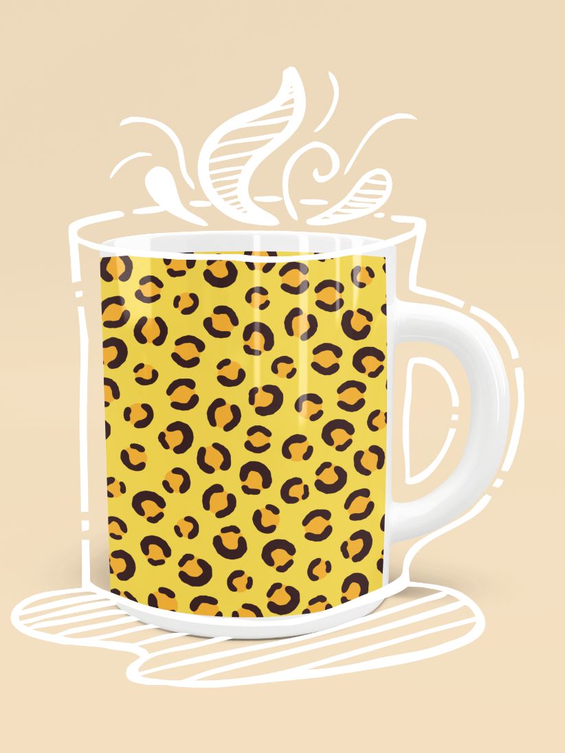 Tiger Pattern Mug