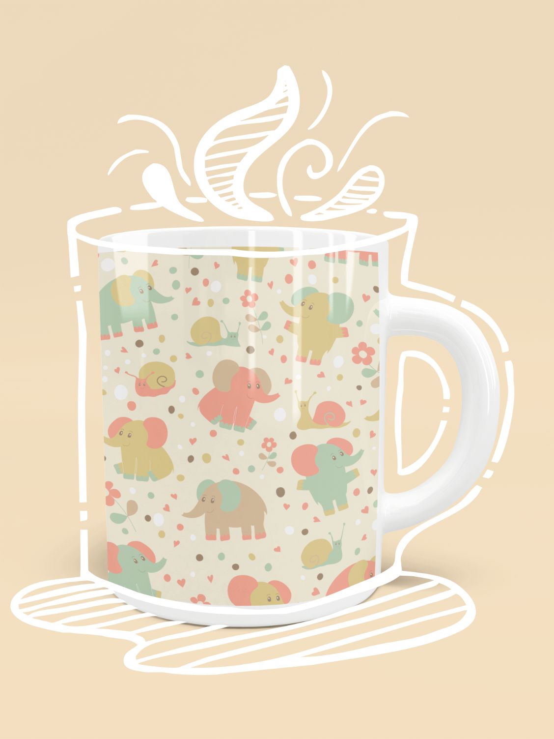 Toy Pattern Mug