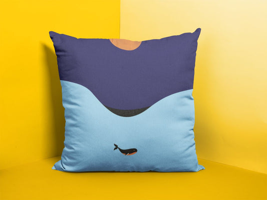 Whale Cushion/Pillow