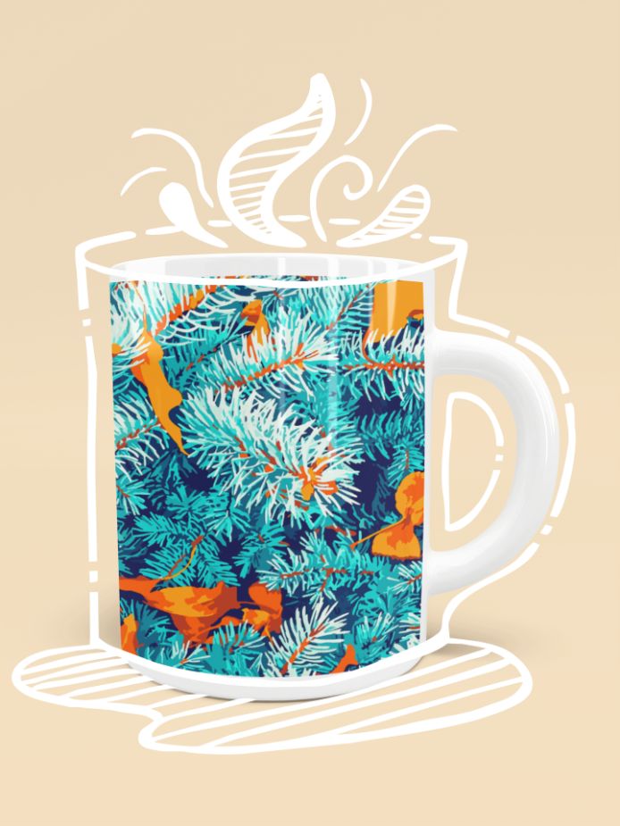 Winter Lush Kid's sweater (1) Mug