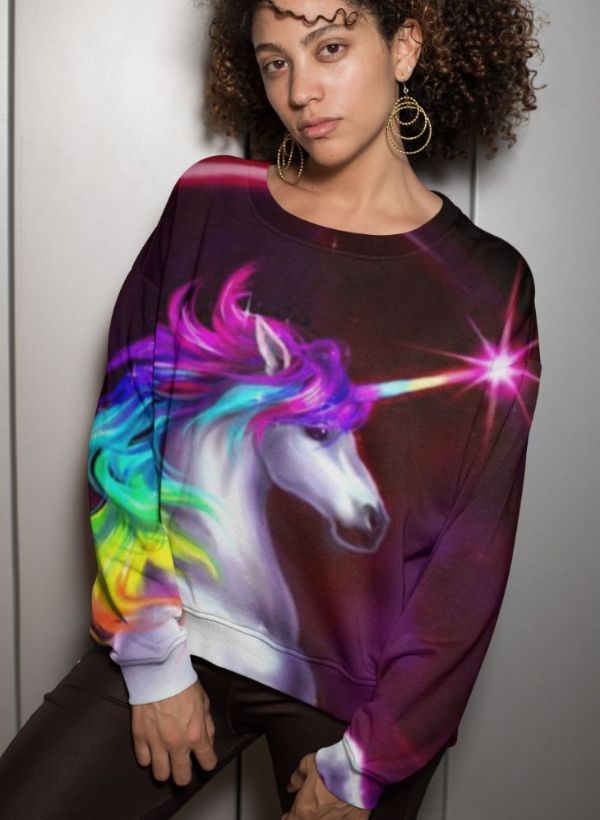 Unicorn Star Sublimation Sweatshirt