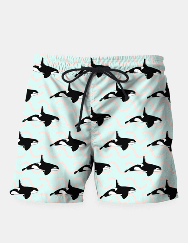 Ayaz Ahmed Shorts SMALL (28"-18") A Whale of a Time Shorts