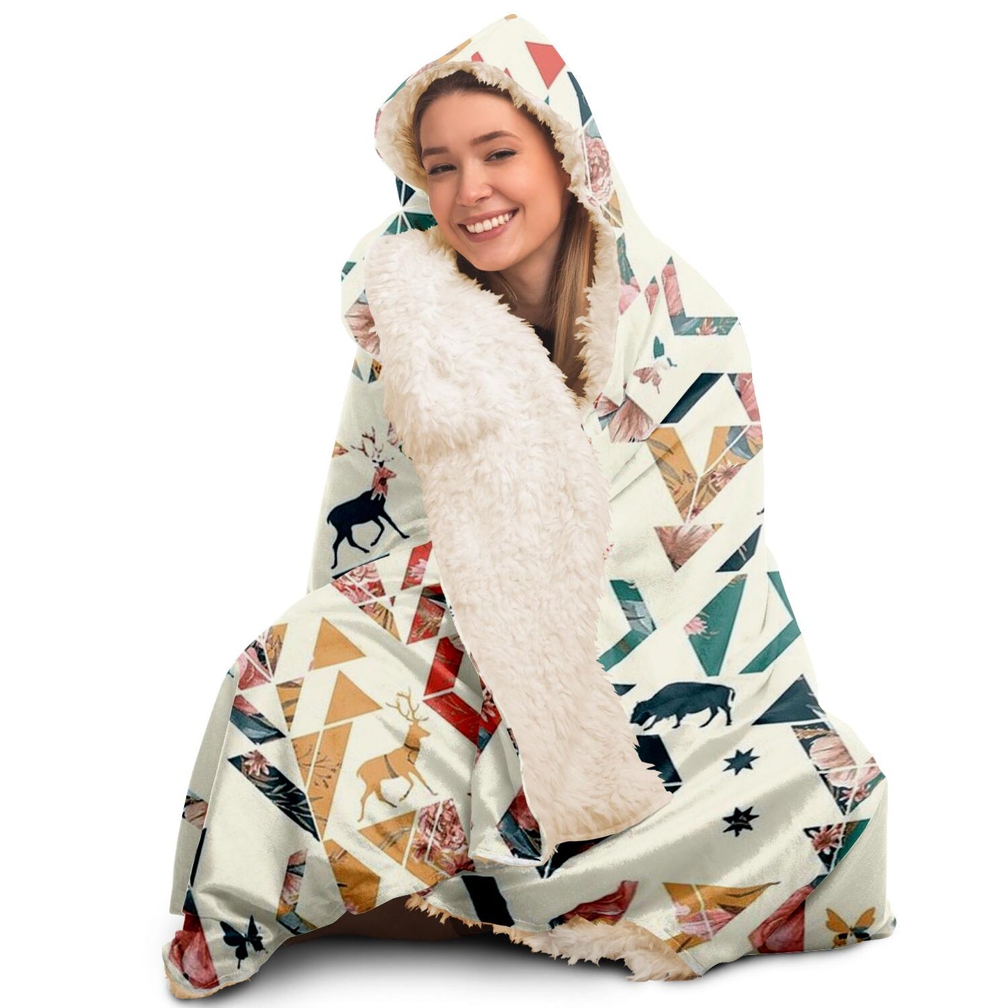 Spring Hooded Blanket