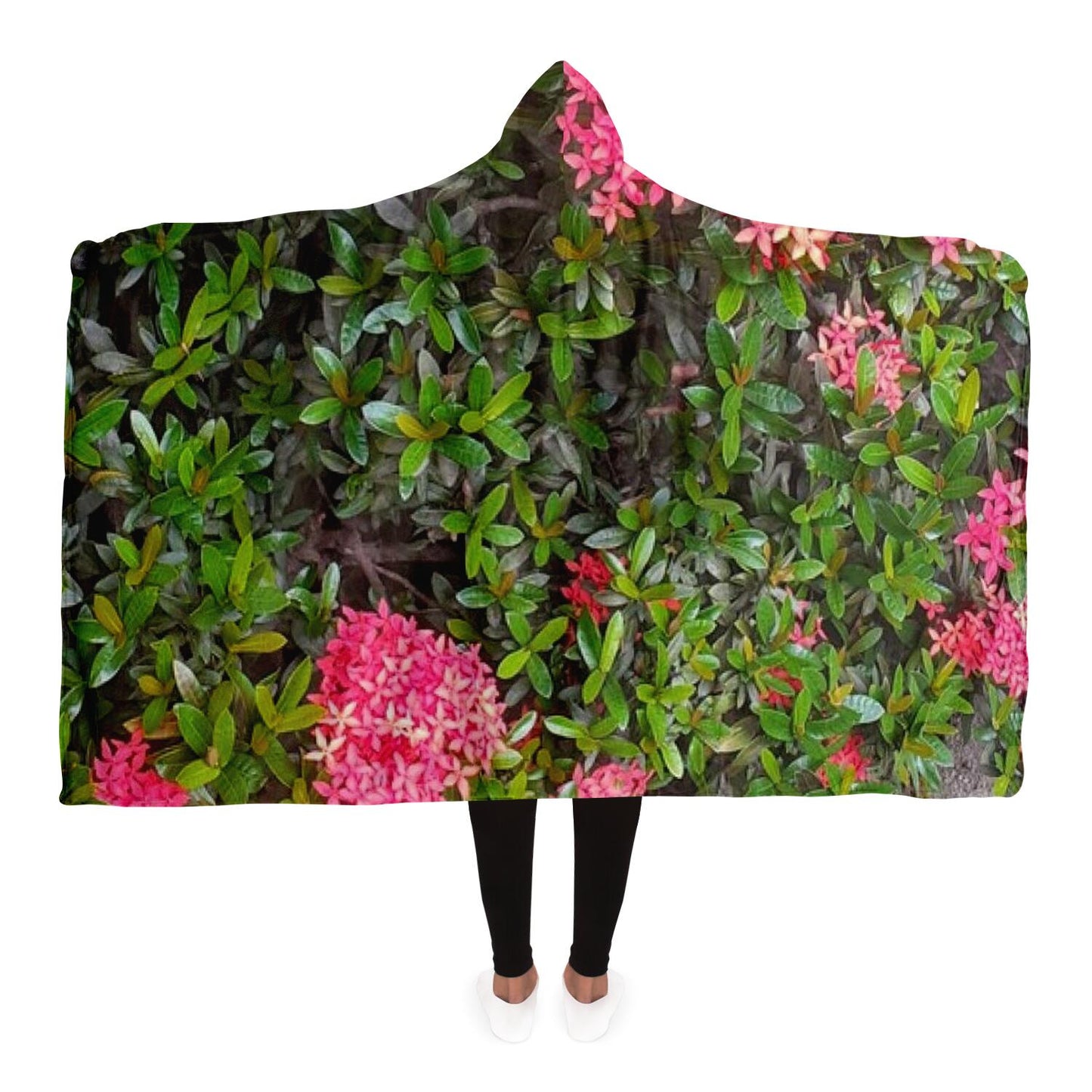 Bunga Asoka Hooded Blanket