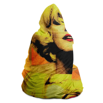 Pop Art Monroe Hooded Blanket