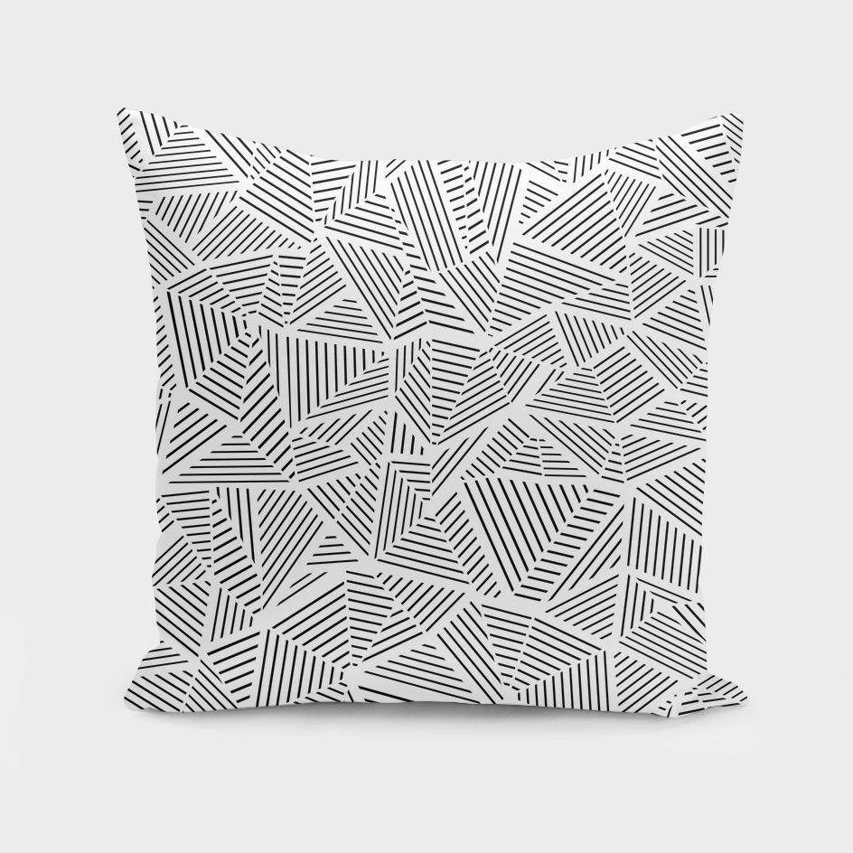 The Pillow pillows 16" x 16" Ab Linear Inverted  Cushion/Pillow