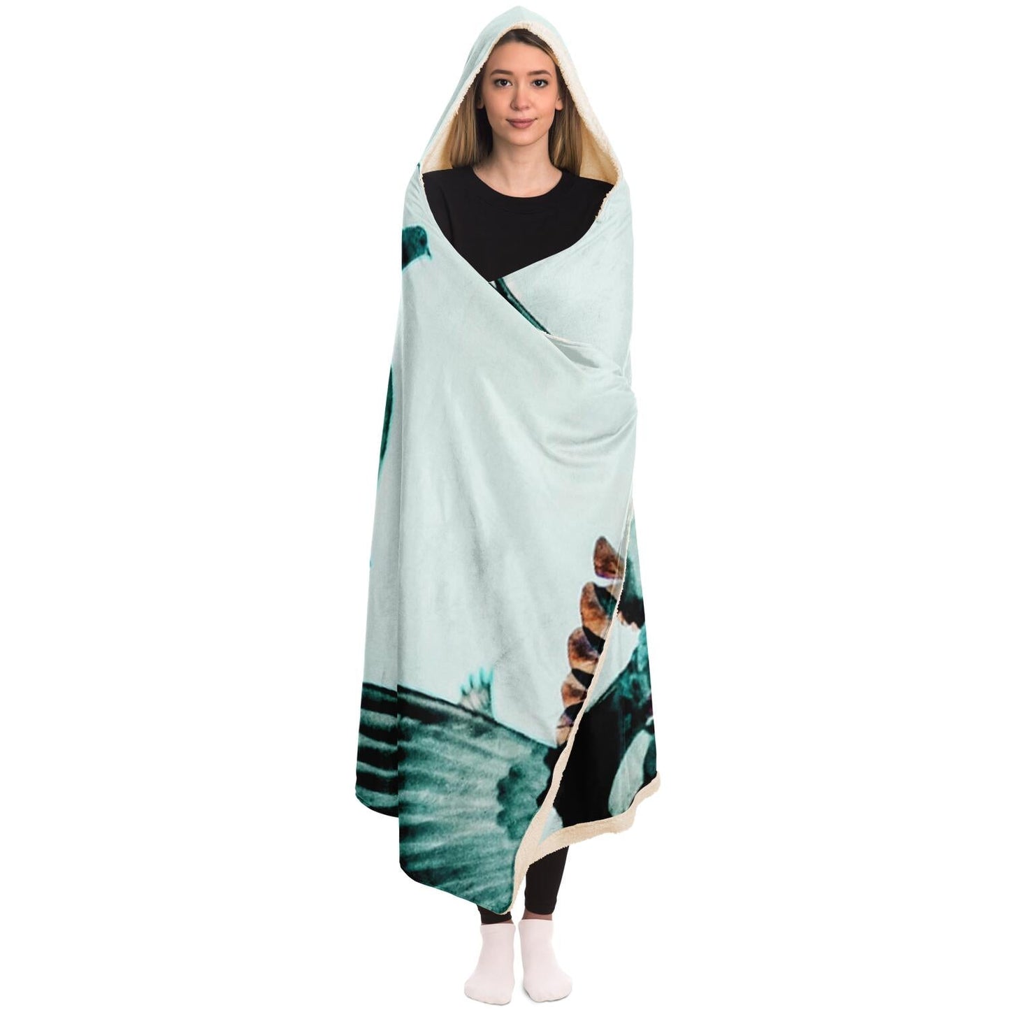 Rise Poster  Hooded Blanket