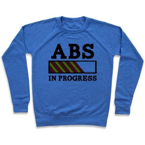 Virgin Teez  Pullover ABS IN PROGRESS CREWNECK SWEATSHIRT