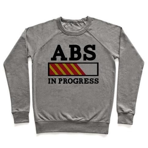 Virgin Teez  Pullover ABS IN PROGRESS CREWNECK SWEATSHIRT