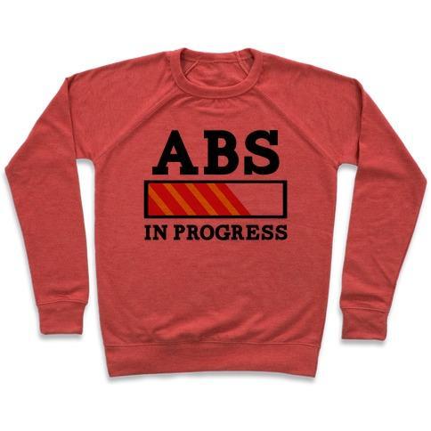 Virgin Teez  Pullover ABS IN PROGRESS CREWNECK SWEATSHIRT