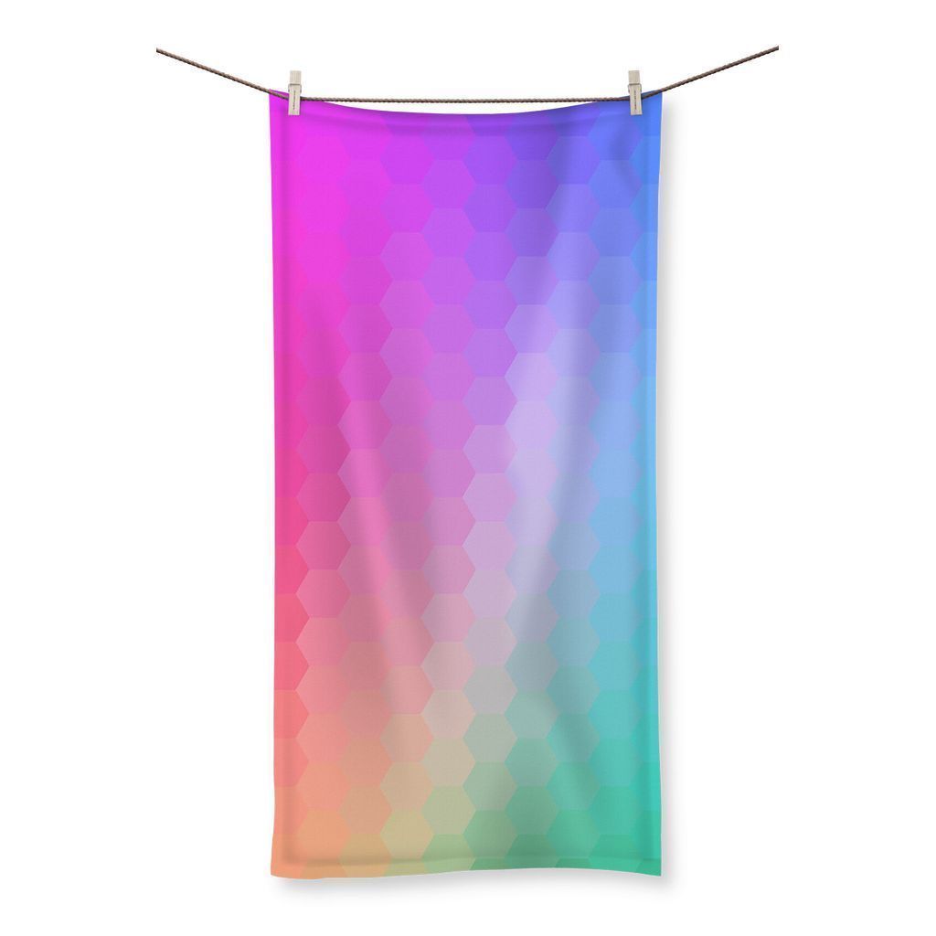 kite.ly Homeware 19.7"x39.4" Abstract Gradient 1 Beach Towel