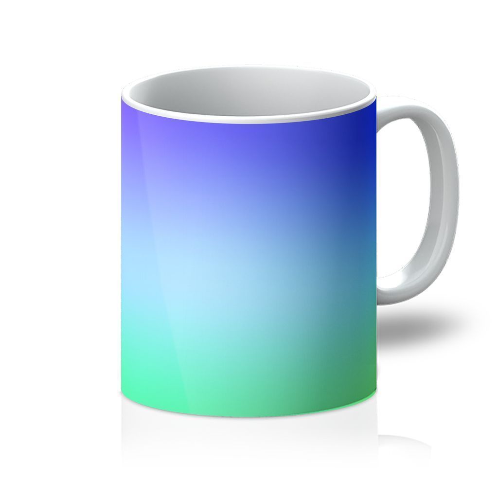 VIRGIN TEEZ Homeware 11oz Abstract Gradient 10 Mug