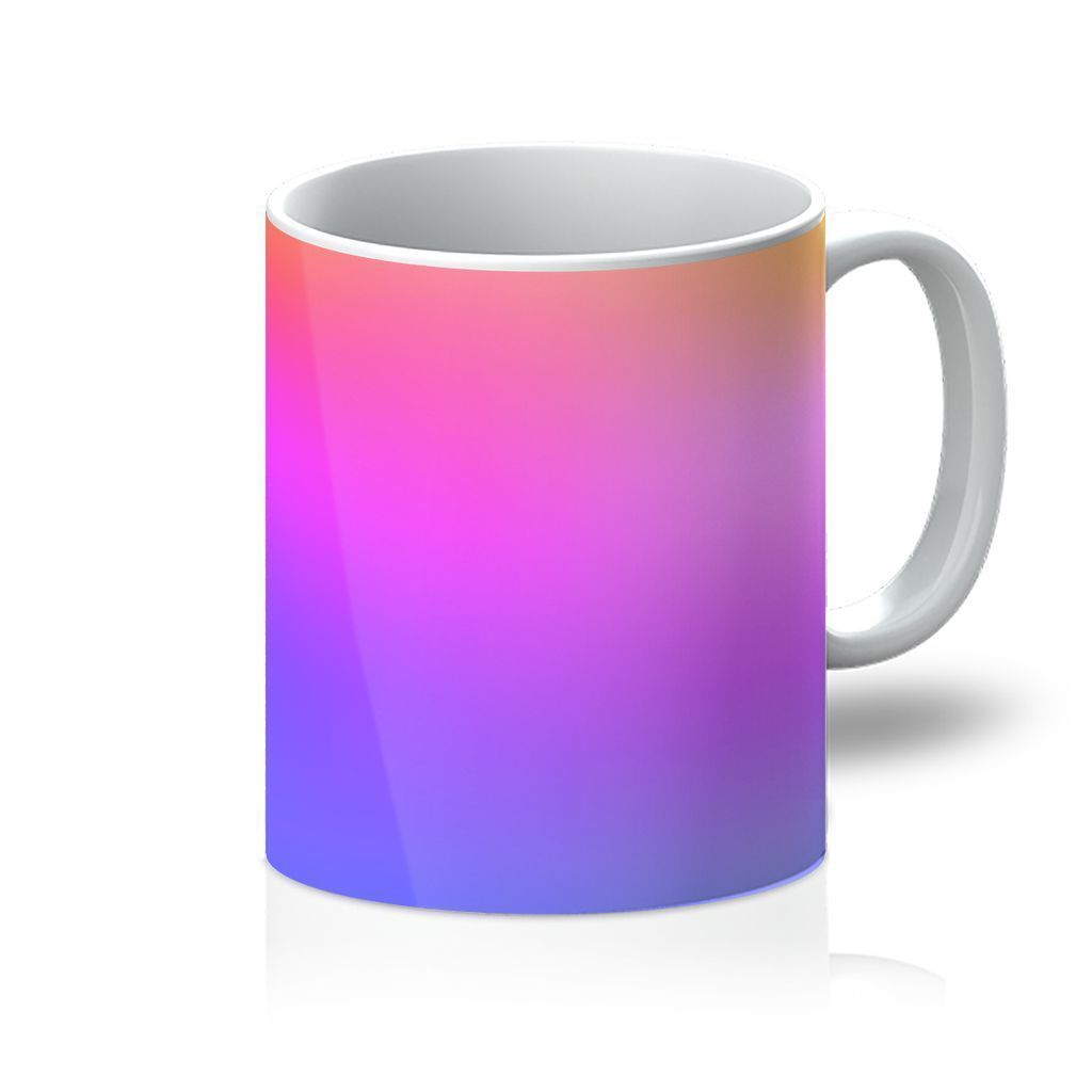 VIRGIN TEEZ Homeware 11oz Abstract Gradient 3 Mug