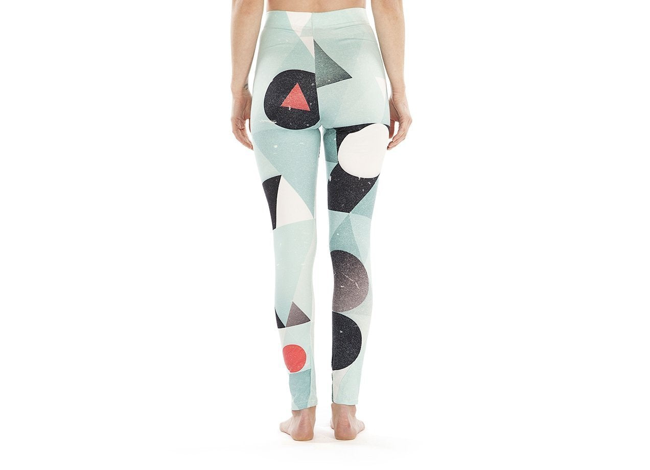 Virgin Teez Leggings Small Abstract Pattern Legging