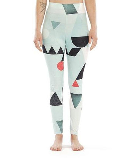 Virgin Teez Leggings Small Abstract Pattern Legging