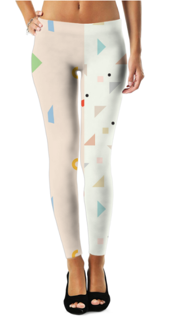 Virgin Teez Leggings Small Abstract Pattren (12) Legging