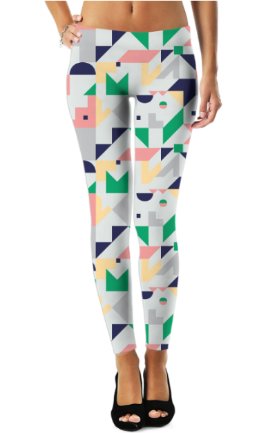 Virgin Teez Leggings Small Abstract Pattren (13) Legging