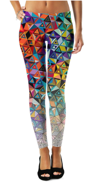 Virgin Teez Leggings Small Abstract Pattren (16) Legging