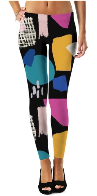 Virgin Teez Leggings Small Abstract Pattren (19) Legging