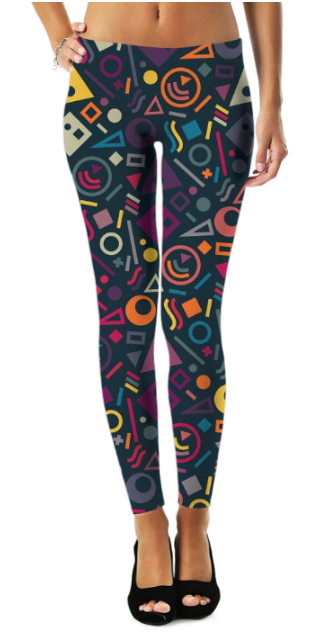 Virgin Teez Leggings Small Abstract Pattren (26) Legging