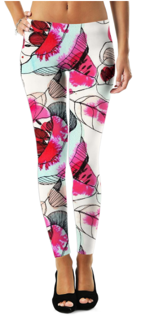 Virgin Teez Leggings Small Abstract Pattren (31) Legging