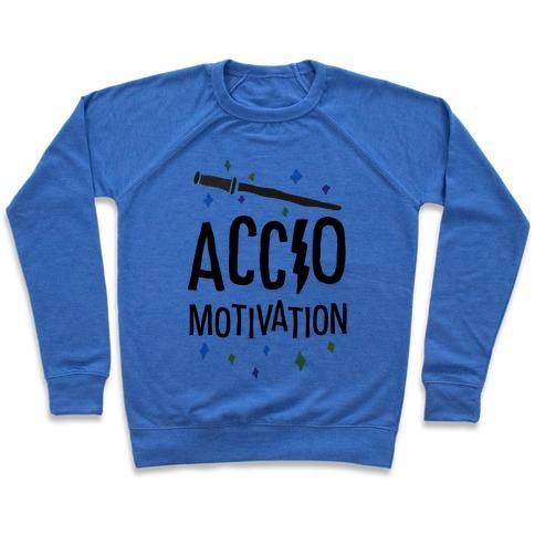 Virgin Teez  Pullover ACCIO MOTIVATION CREWNECK SWEATSHIRT